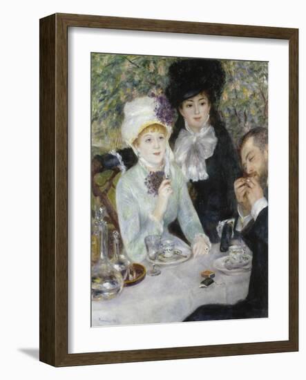 After the Luncheon, 1879-Pierre-Auguste Renoir-Framed Giclee Print