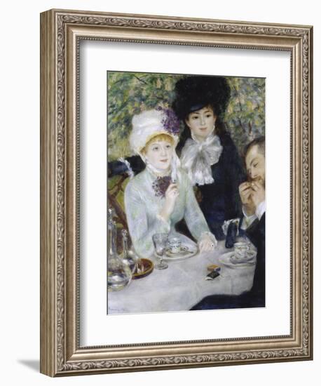 After the Luncheon (La Fin Du Déjeuner), 1879-Pierre-Auguste Renoir-Framed Giclee Print