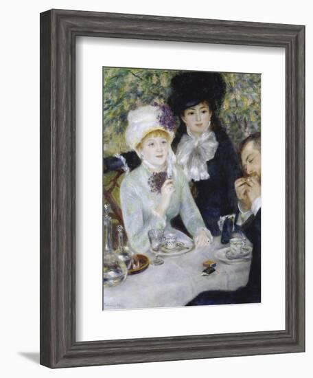 After the Luncheon (La Fin Du Déjeuner), 1879-Pierre-Auguste Renoir-Framed Giclee Print