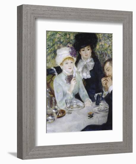 After the Luncheon (La Fin Du Déjeuner), 1879-Pierre-Auguste Renoir-Framed Giclee Print