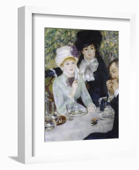 After the Luncheon (La Fin Du Déjeuner), 1879-Pierre-Auguste Renoir-Framed Giclee Print