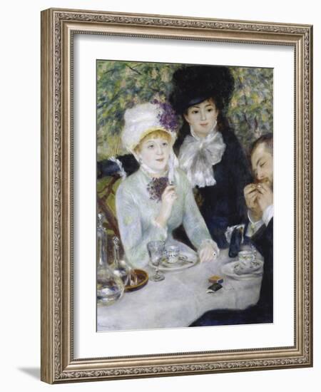 After the Luncheon (La Fin Du Déjeuner), 1879-Pierre-Auguste Renoir-Framed Giclee Print