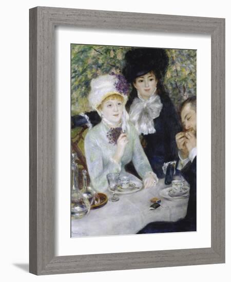 After the Luncheon (La Fin Du Déjeuner), 1879-Pierre-Auguste Renoir-Framed Giclee Print