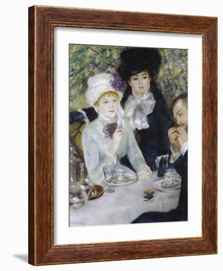 After the Luncheon (La Fin Du Déjeuner), 1879-Pierre-Auguste Renoir-Framed Giclee Print