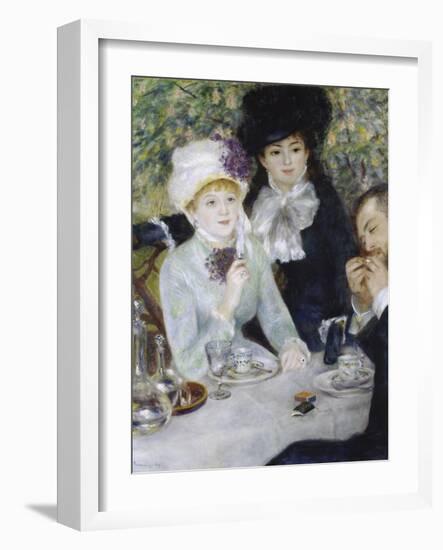 After the Luncheon (La Fin Du Déjeuner), 1879-Pierre-Auguste Renoir-Framed Giclee Print