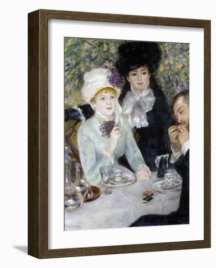 After the Luncheon-Pierre-Auguste Renoir-Framed Giclee Print