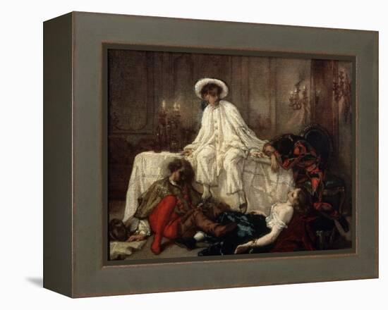 After the Masquerade, 1850S-Thomas Couture-Framed Premier Image Canvas