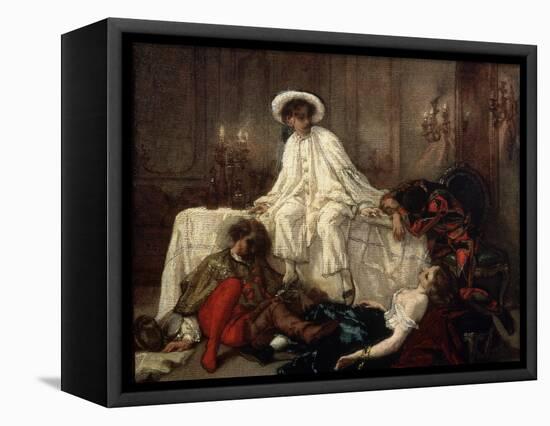 After the Masquerade, 1850S-Thomas Couture-Framed Premier Image Canvas