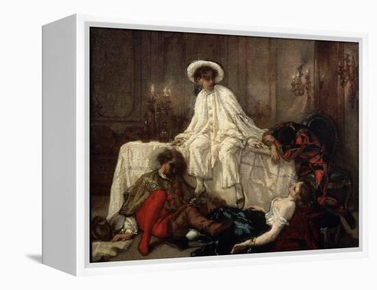 After the Masquerade, 1850S-Thomas Couture-Framed Premier Image Canvas