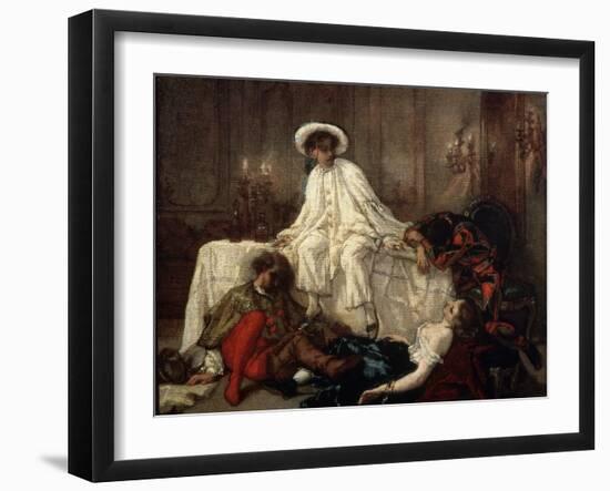 After the Masquerade, 1850S-Thomas Couture-Framed Giclee Print