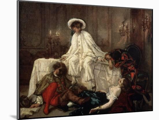 After the Masquerade, 1850S-Thomas Couture-Mounted Giclee Print