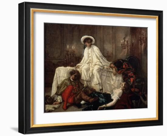 After the Masquerade, 1850S-Thomas Couture-Framed Giclee Print