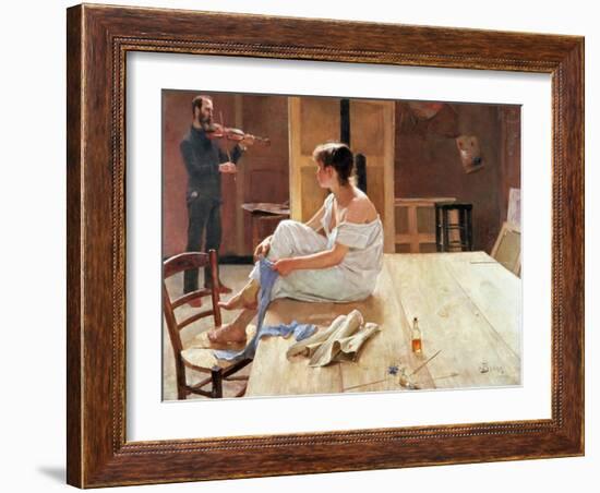 After the Pose, 1884-Sven Richard Bergh-Framed Giclee Print