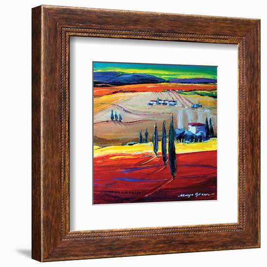 After the Rain-Maya Green-Framed Art Print