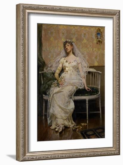 After the Reception, 1887 (Oil on Canvas)-Douglas Volk-Framed Giclee Print