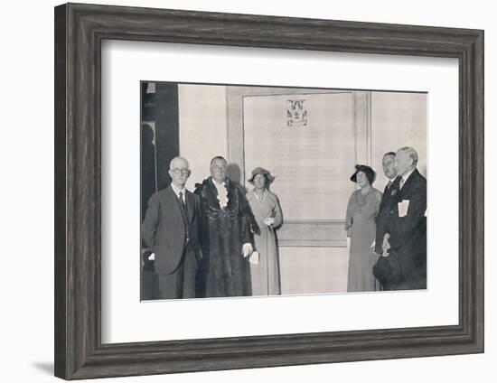 'After The Reopening of the Reconstructed Dome, 14th September 1935', (1939)-Unknown-Framed Photographic Print