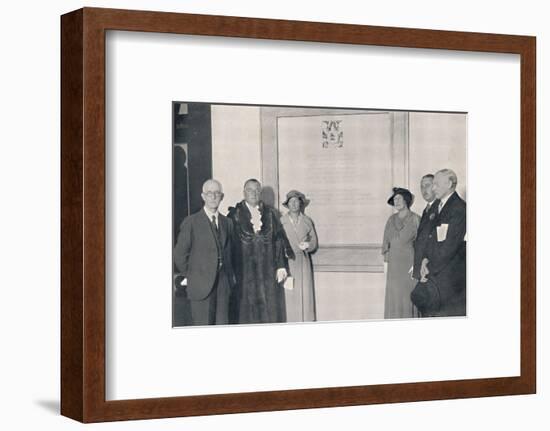 'After The Reopening of the Reconstructed Dome, 14th September 1935', (1939)-Unknown-Framed Photographic Print