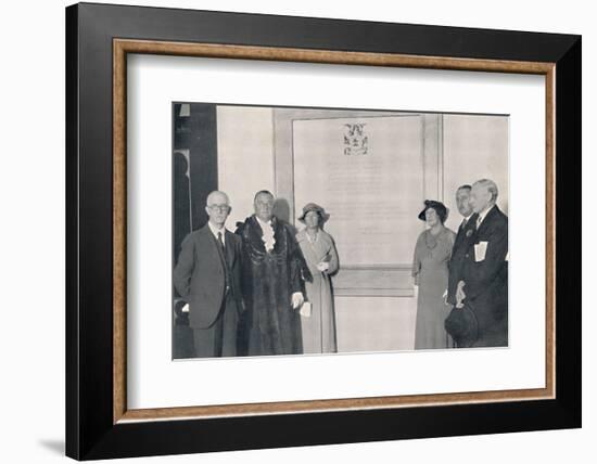 'After The Reopening of the Reconstructed Dome, 14th September 1935', (1939)-Unknown-Framed Photographic Print