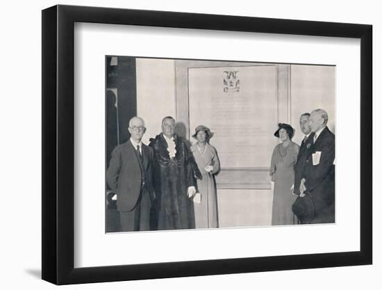 'After The Reopening of the Reconstructed Dome, 14th September 1935', (1939)-Unknown-Framed Photographic Print