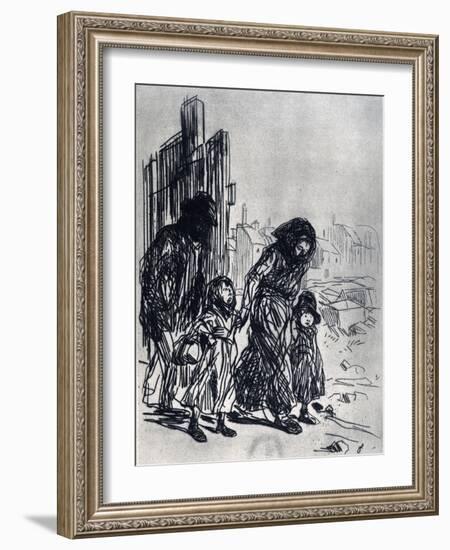 After the Seizure, 1925-Jean Louis Forain-Framed Giclee Print