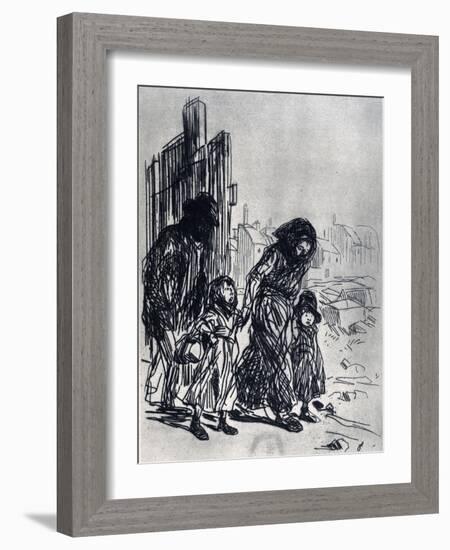 After the Seizure, 1925-Jean Louis Forain-Framed Giclee Print