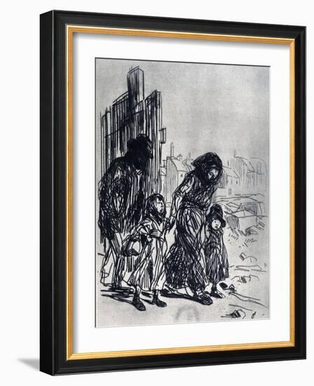After the Seizure, 1925-Jean Louis Forain-Framed Giclee Print