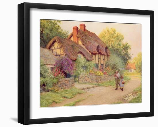 After the Shower: Man with a Scythe-Arthur Claude Strachan-Framed Giclee Print