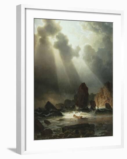 After the Storm, 1855-Johannes Cordes-Framed Giclee Print