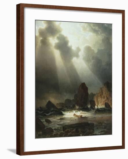 After the Storm, 1855-Johannes Cordes-Framed Giclee Print