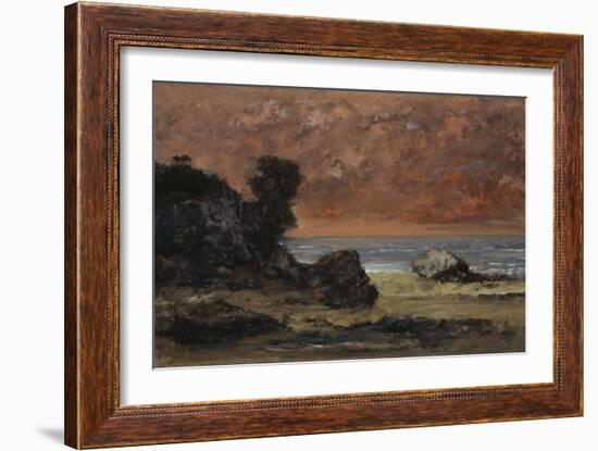 After the Storm, 1872-Gustave Courbet-Framed Giclee Print