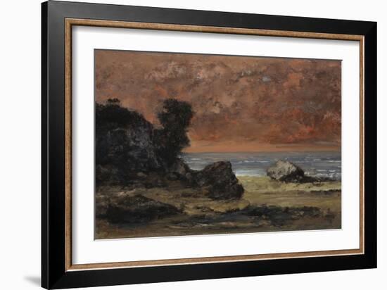 After the Storm, 1872-Gustave Courbet-Framed Giclee Print