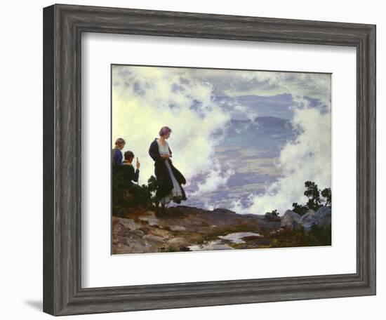 After the Storm-Charles Courtney Curran-Framed Giclee Print