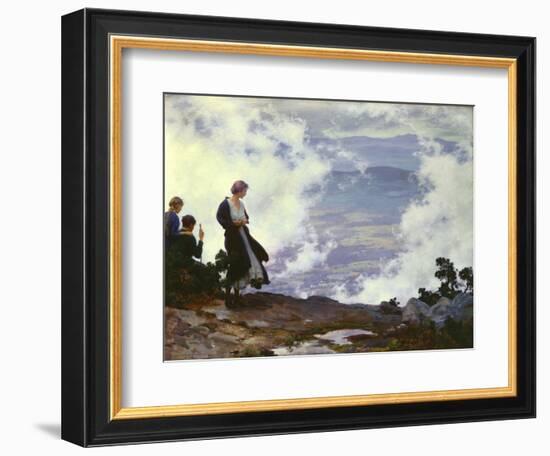 After the Storm-Charles Courtney Curran-Framed Giclee Print