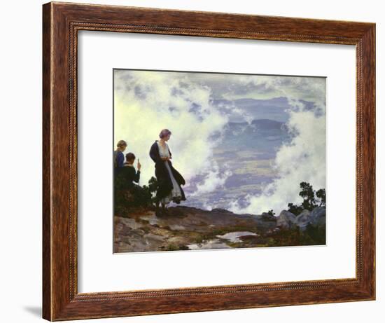 After the Storm-Charles Courtney Curran-Framed Giclee Print