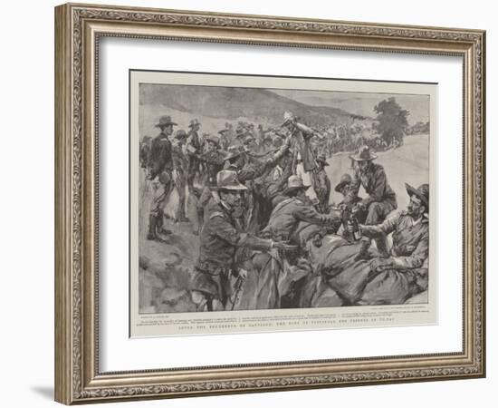 After the Surrender of Santiago, the Foes of Yesterday the Friends of To-Day-null-Framed Giclee Print