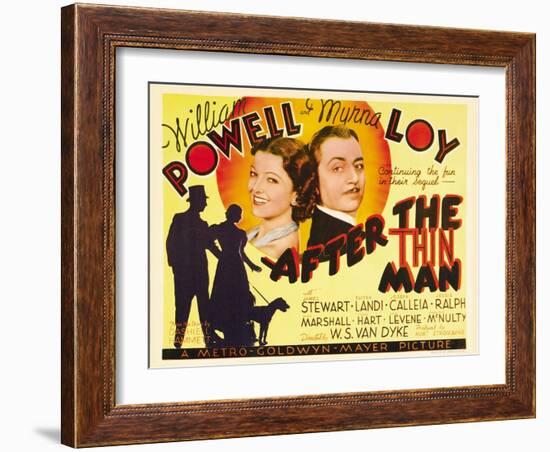 After the Thin Man, 1936-null-Framed Art Print