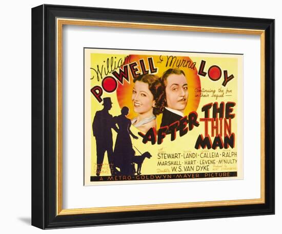 After the Thin Man, 1936-null-Framed Art Print