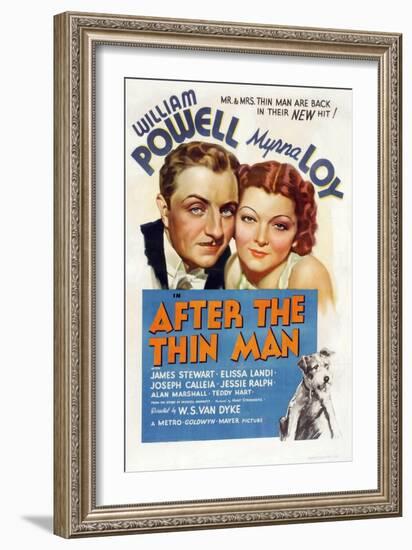 After the Thin Man, 1936-null-Framed Art Print