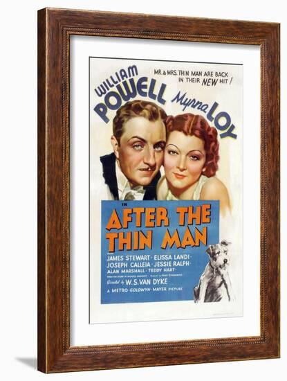 After the Thin Man, 1936-null-Framed Art Print