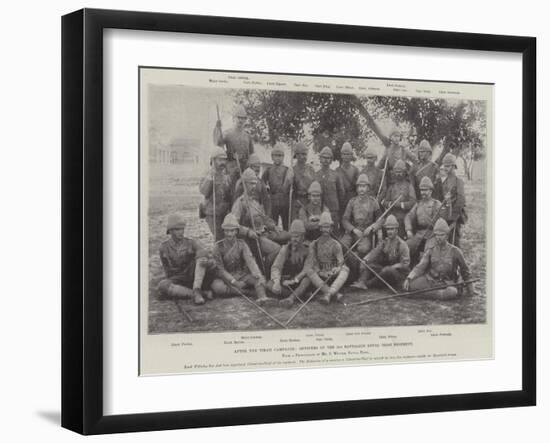 After the Tirah Campaign, Officers of the 2nd Battalion Royal Irish Regiment-null-Framed Giclee Print