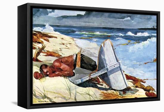 After the Tornado-Winslow Homer-Framed Stretched Canvas