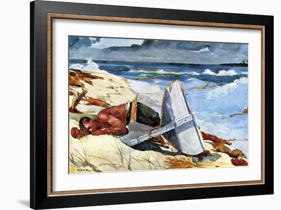 After the Tornado-Winslow Homer-Framed Art Print