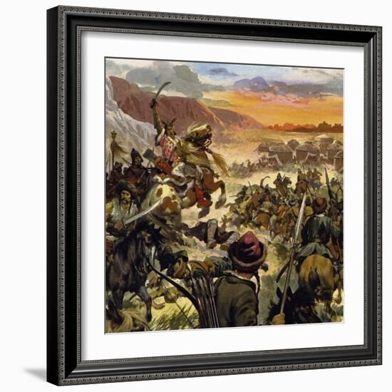 After Twenty Years, Temugin Became Khan of All the Khans-Alberto Salinas-Framed Giclee Print