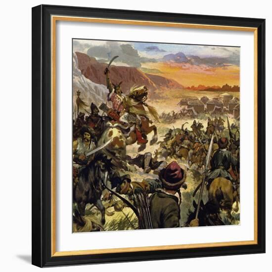 After Twenty Years, Temugin Became Khan of All the Khans-Alberto Salinas-Framed Giclee Print