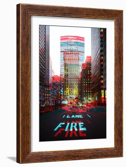 After Twitch NYC - Fire Lane-Philippe Hugonnard-Framed Photographic Print