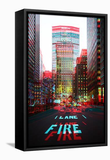 After Twitch NYC - Fire Lane-Philippe Hugonnard-Framed Premier Image Canvas