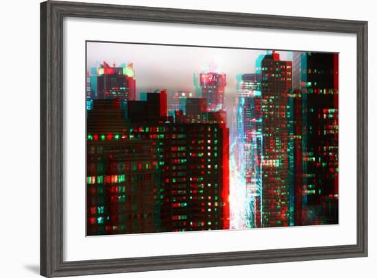 After Twitch NYC - Fog New York-Philippe Hugonnard-Framed Photographic Print