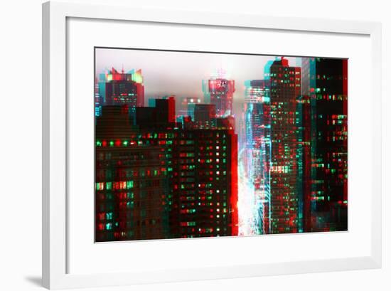 After Twitch NYC - Fog New York-Philippe Hugonnard-Framed Photographic Print