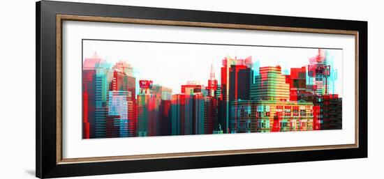 After Twitch NYC - Manhattan Skyscrapers-Philippe Hugonnard-Framed Photographic Print