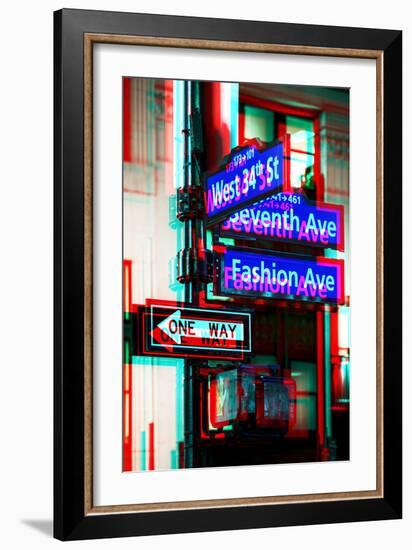 After Twitch NYC - Seventh Avenue-Philippe Hugonnard-Framed Photographic Print